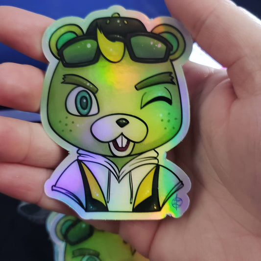 ACNH CJ Holographic Sticker